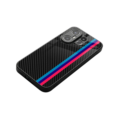 Carbon Fiber stylish phone case for vivo x200 fe | glossy glass and slim fit