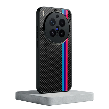 Carbon Fiber vivo x300 pro mobile cover | shockproof glass phone case