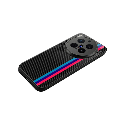 Carbon Fiber stylish phone case for vivo x300 pro | glossy glass and slim fit
