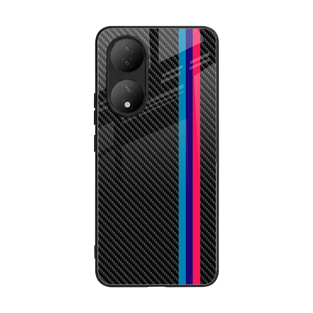 Carbon Fiber back phone cover | glass case for Vivo-y100