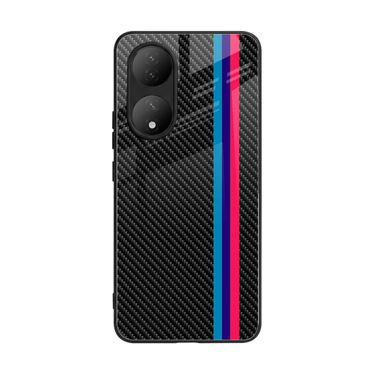 Carbon Fiber back phone cover | glass case for Vivo-y100