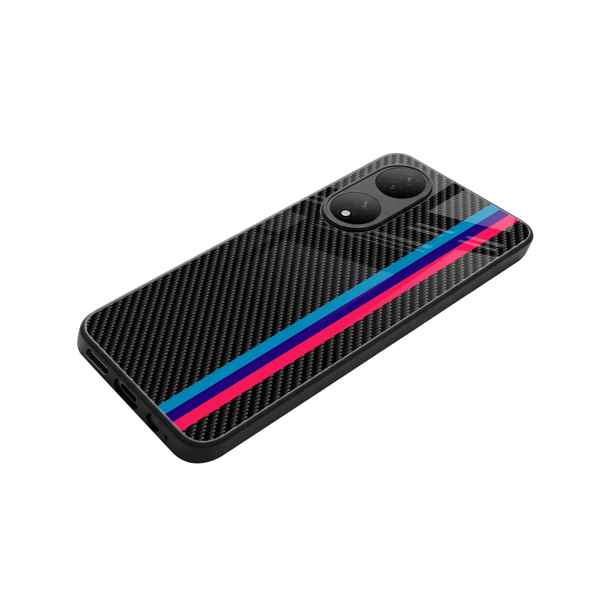 Carbon Fiber stylish phone case for Vivo-y100 | glossy glass and slim fit