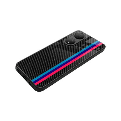 Carbon Fiber stylish phone case for Vivo-y100 | glossy glass and slim fit