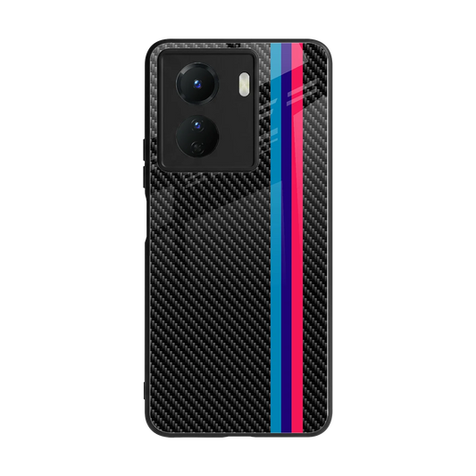 Carbon Fiber back phone cover | glass case for vivo y16