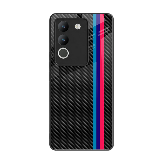 Carbon Fiber back phone cover | glass case for vivo y200 5g