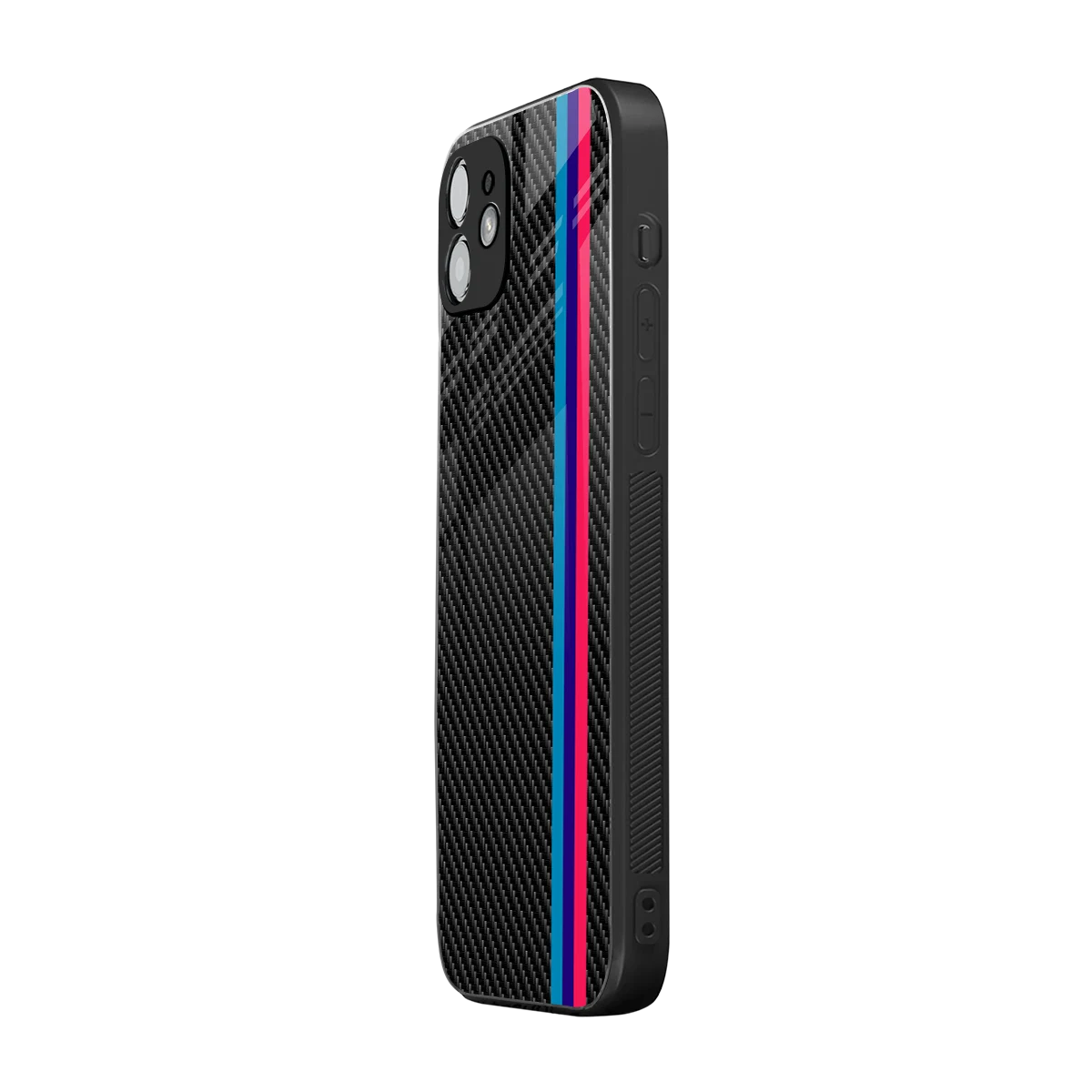 Carbon Fiber iphone 12 mobile cover | shockproof glass phone case