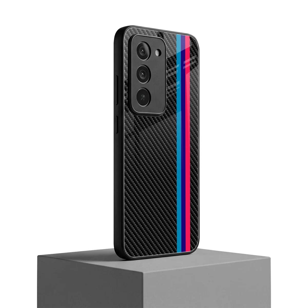 Carbon Fiber redmi 15 5g mobile cover | shockproof glass phone case