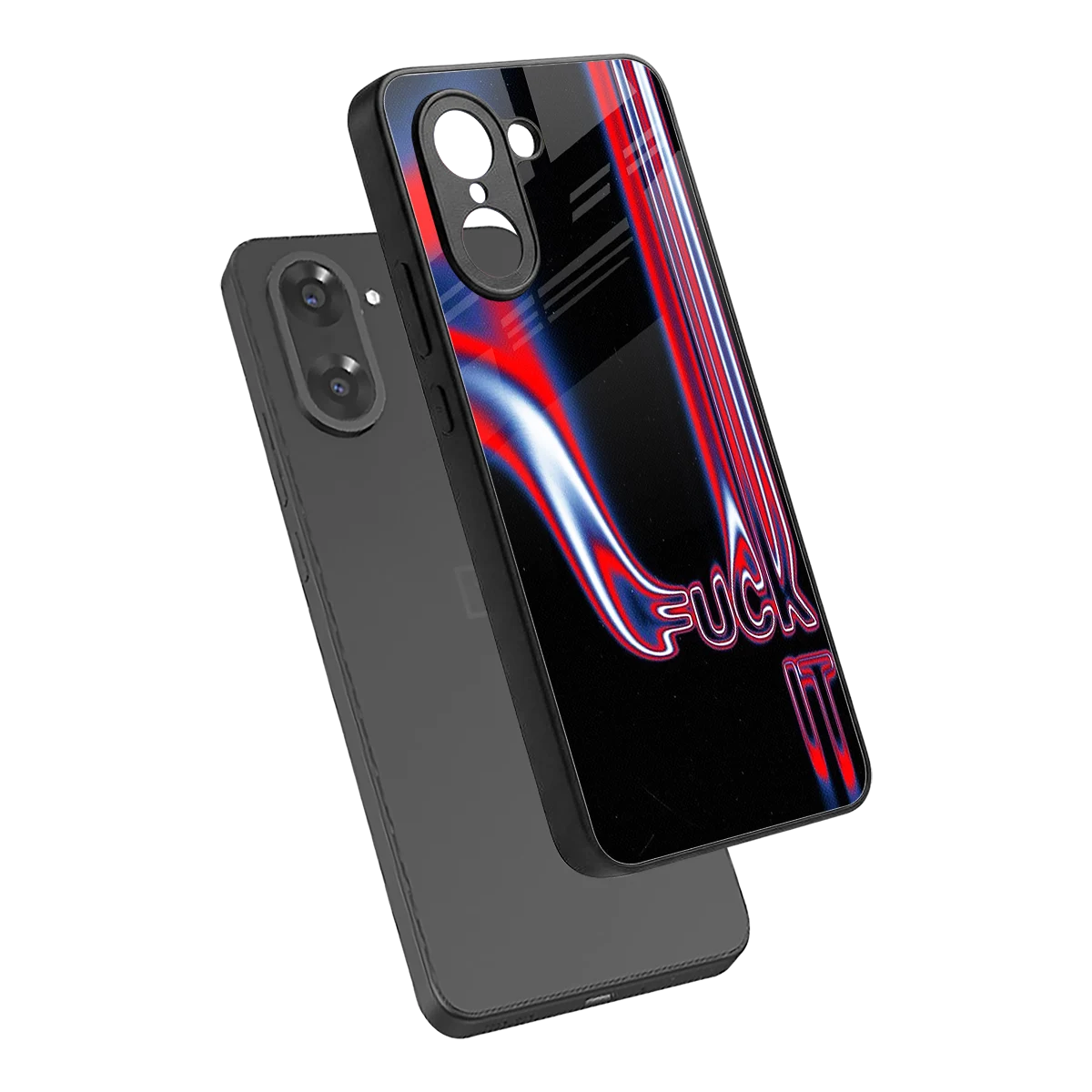 Carefree Glow sleek oneplus nord ce5 5g cover with tempered glass back and TPU edges