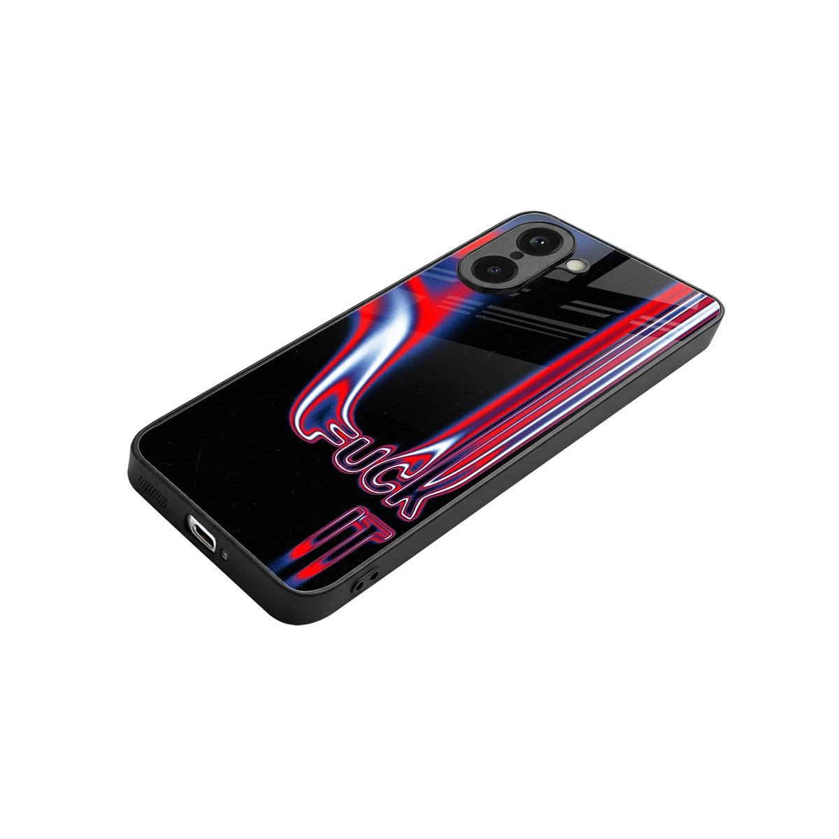Carefree Glow stylish phone case for oneplus nord ce5 5g | glossy glass and slim fit