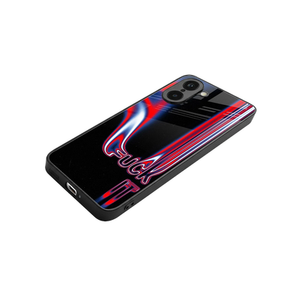 Carefree Glow stylish phone case for oneplus nord ce5 5g | glossy glass and slim fit