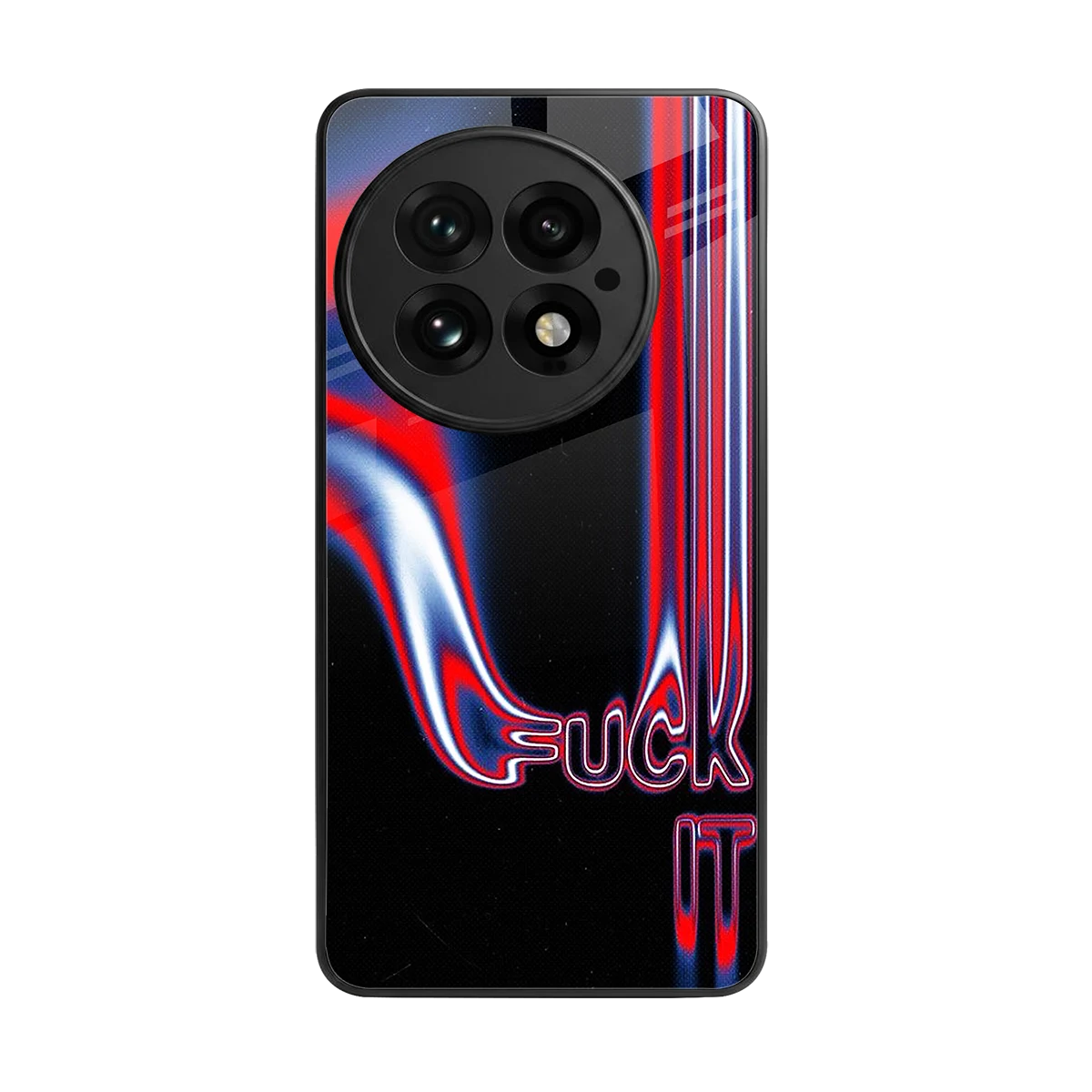 Carefree Glow back phone cover | glass case for oneplus 13
