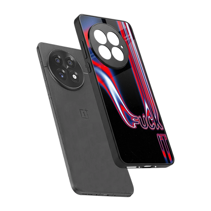 Carefree Glow sleek oneplus 13 cover with tempered glass back and TPU edges