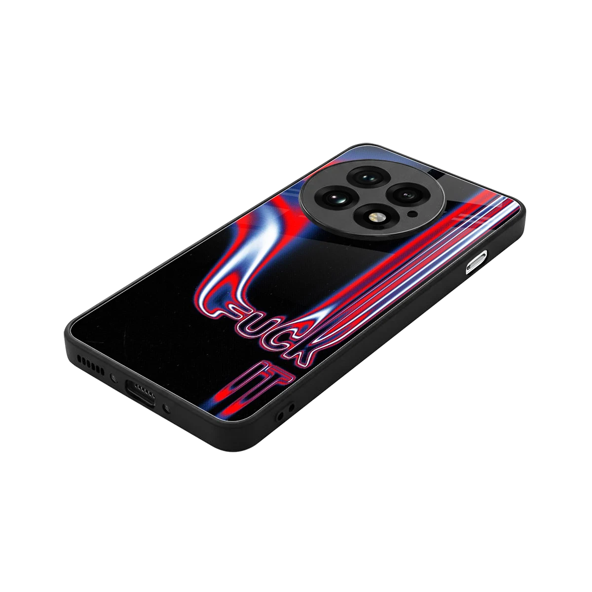 Carefree Glow stylish phone case for oneplus 13 | glossy glass and slim fit