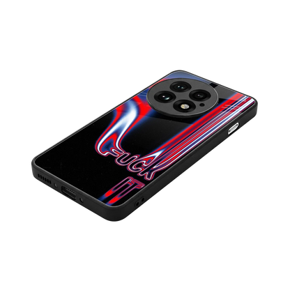 Carefree Glow stylish phone case for oneplus 13 | glossy glass and slim fit