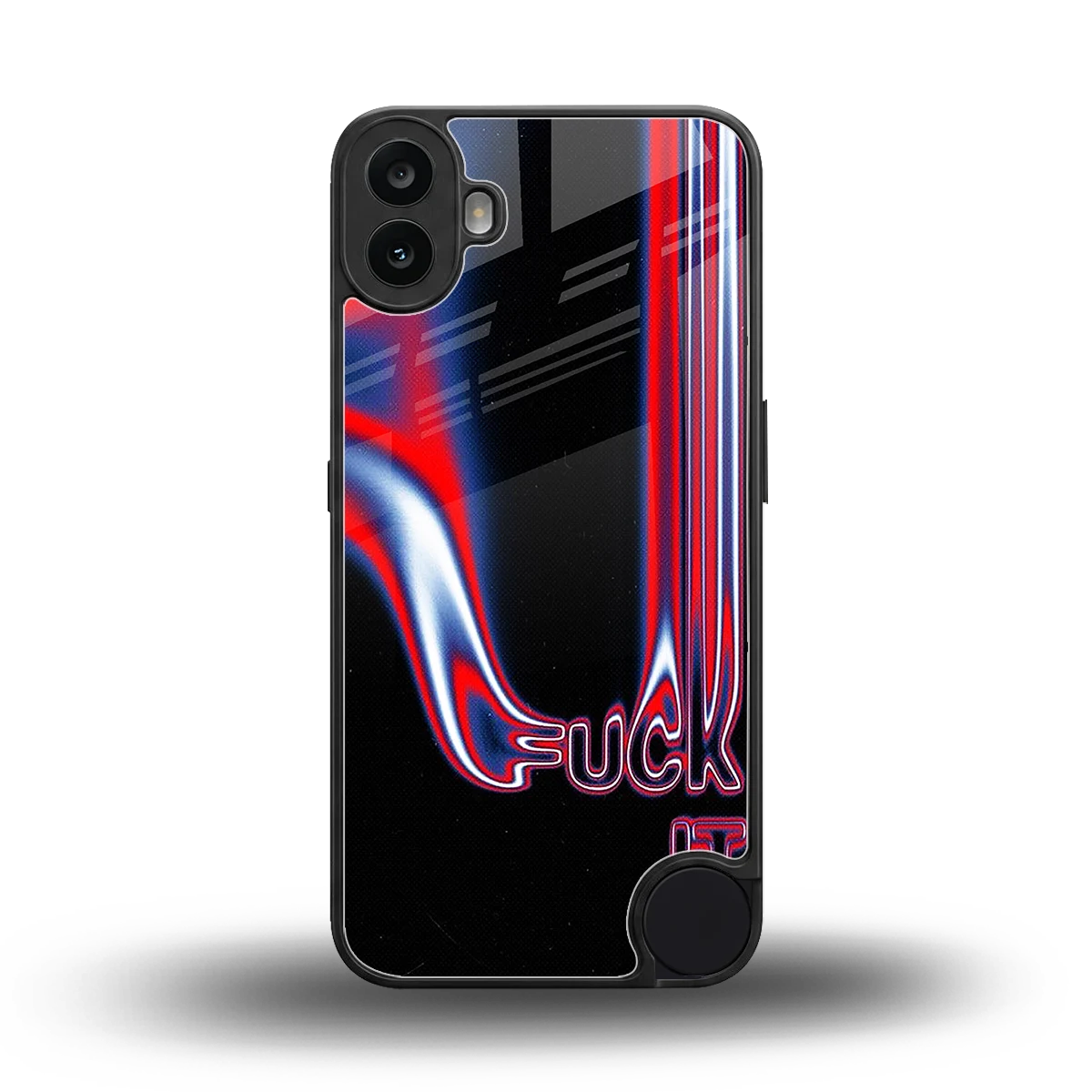 Carefree Glow back phone cover | glass case for cmf nothing phone 1
