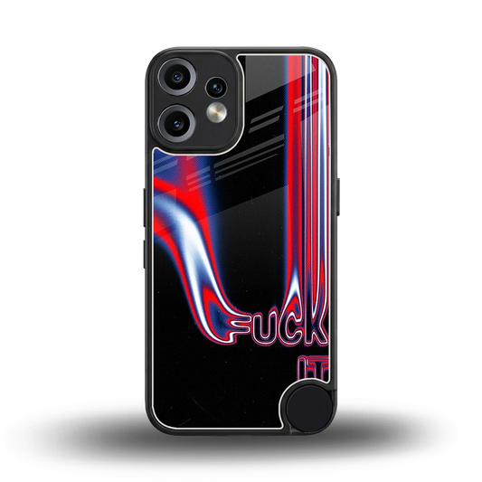 Carefree Glow back phone cover | glass case for cmf nothing phone 2 pro
