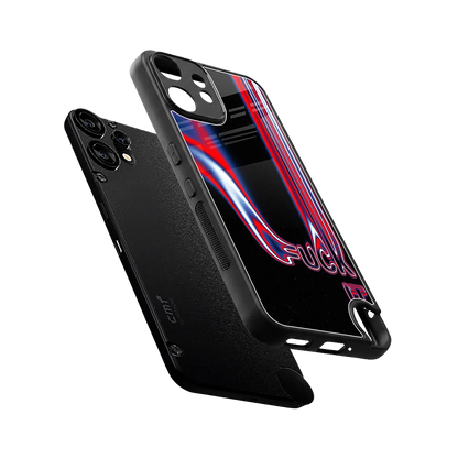 Carefree Glow sleek cmf nothing phone 2 pro cover with tempered glass back and TPU edges