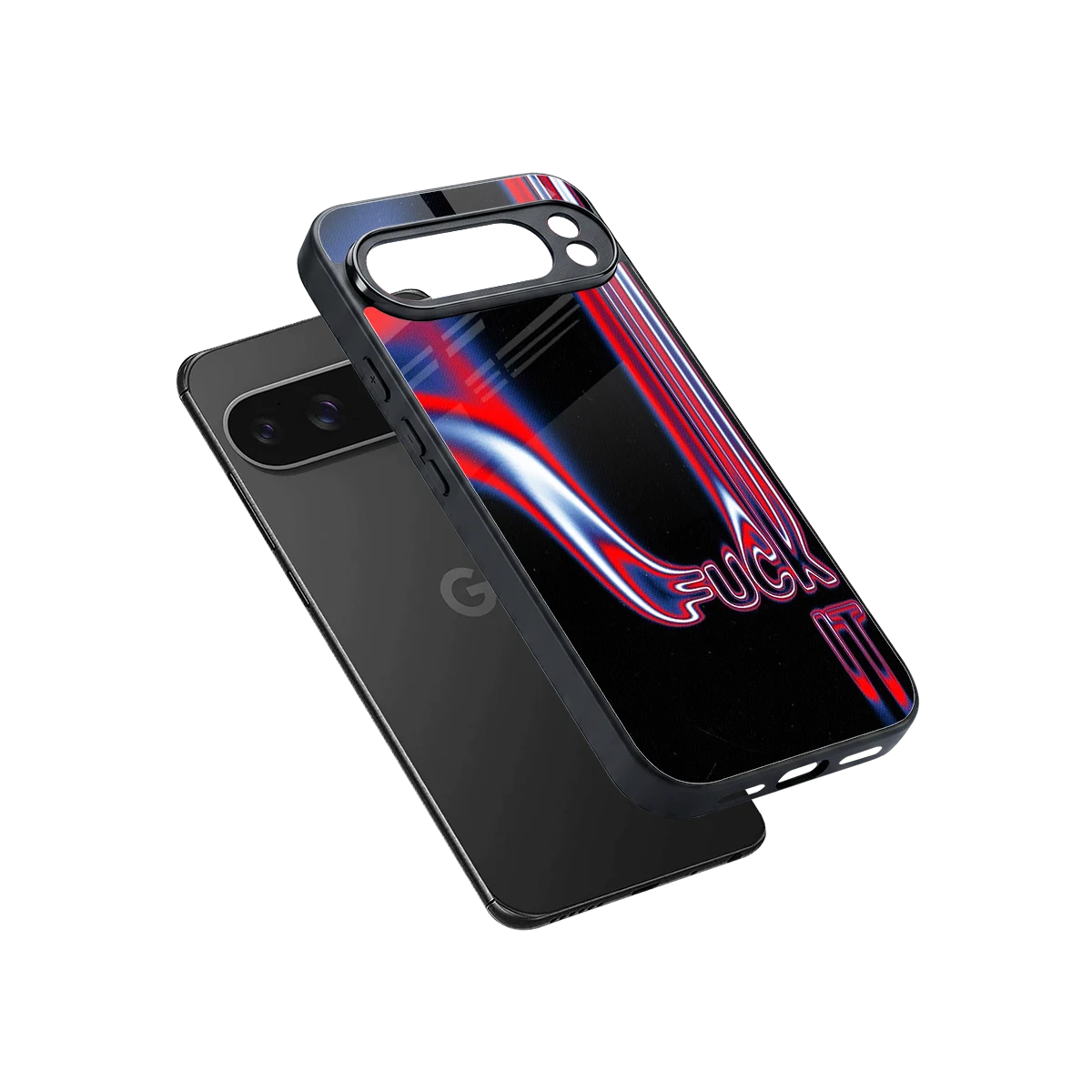 Carefree Glow sleek google pixel 10 pro xl cover with tempered glass back and TPU edges