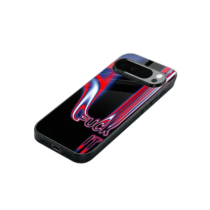 Carefree Glow stylish phone case for google pixel 10 pro xl | glossy glass and slim fit