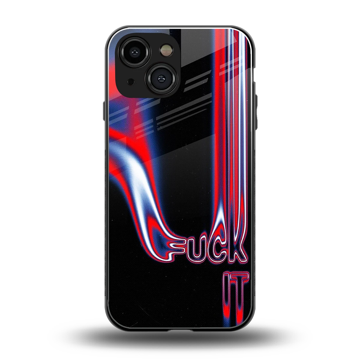 Carefree Glow back phone cover | glass case for iphone 13 mini