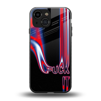 Carefree Glow back phone cover | glass case for iphone 13 mini