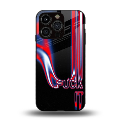 Carefree Glow back phone cover | glass case for iphone 11 pro