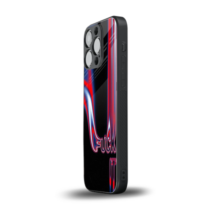Carefree Glow iphone 13 pro mobile cover | shockproof glass phone case