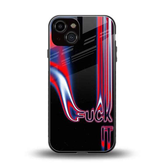 Carefree Glow back phone cover | glass case for iphone 13