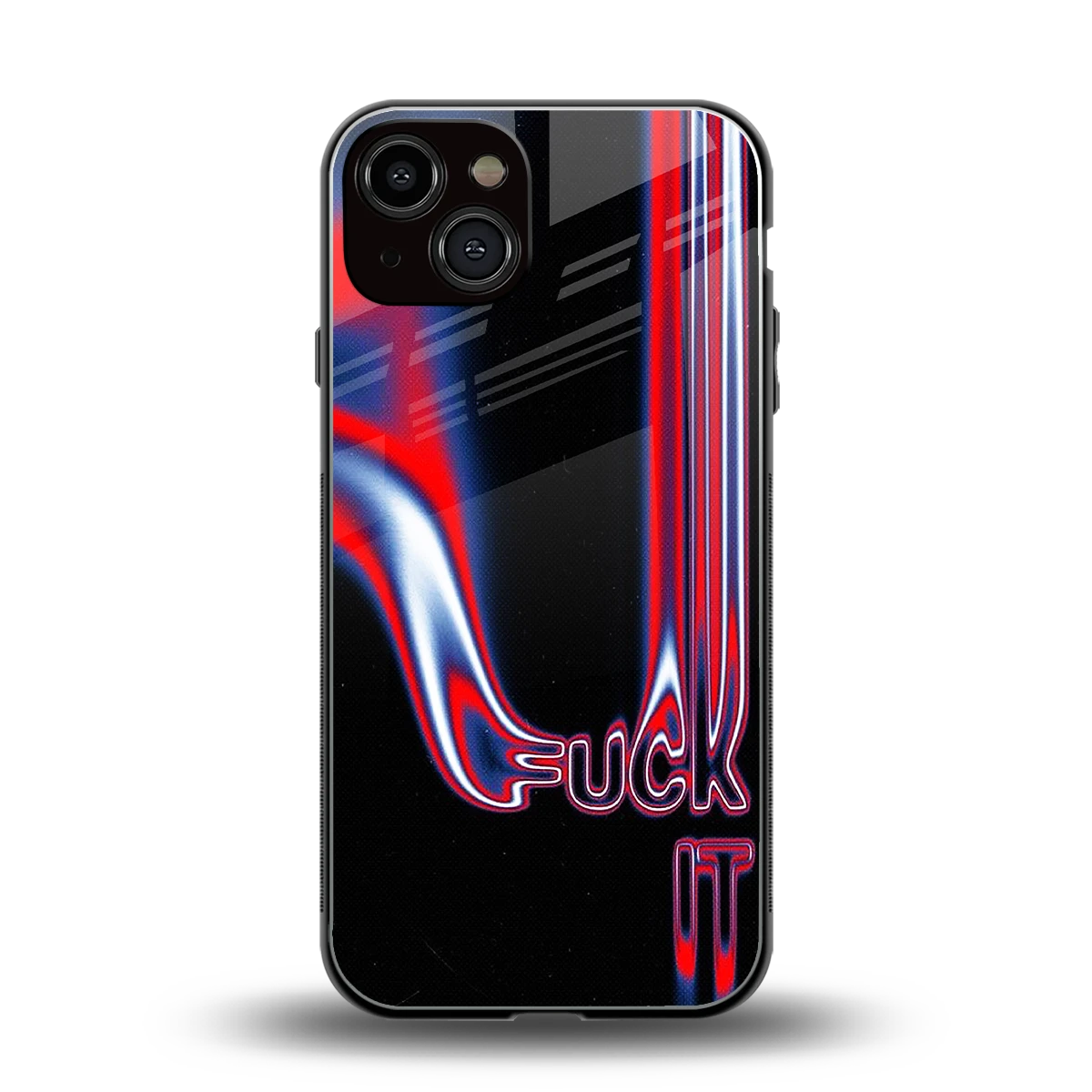 Carefree Glow back phone cover | glass case for iphone 14