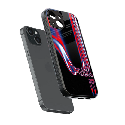 Carefree Glow sleek iphone 13 cover with tempered glass back and TPU edges