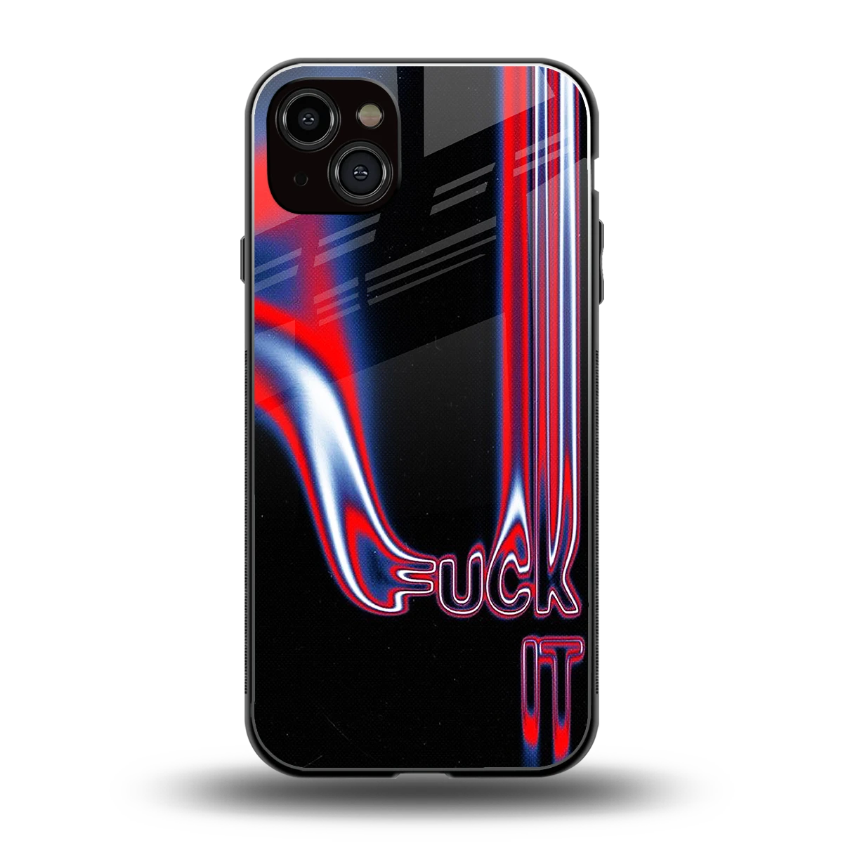 Carefree Glow back phone cover | glass case for iphone 15 plus