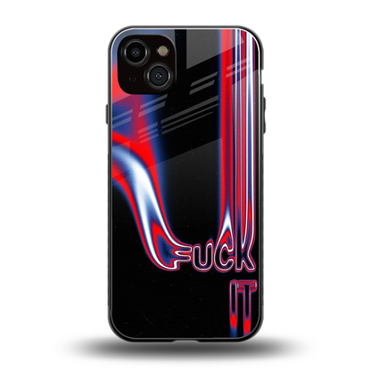 Carefree Glow back phone cover | glass case for iphone 15 plus