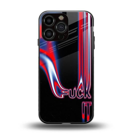 Carefree Glow back phone cover | glass case for iphone 15 pro max