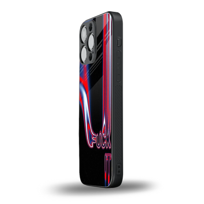 Carefree Glow iphone 15 pro max mobile cover | shockproof glass phone case