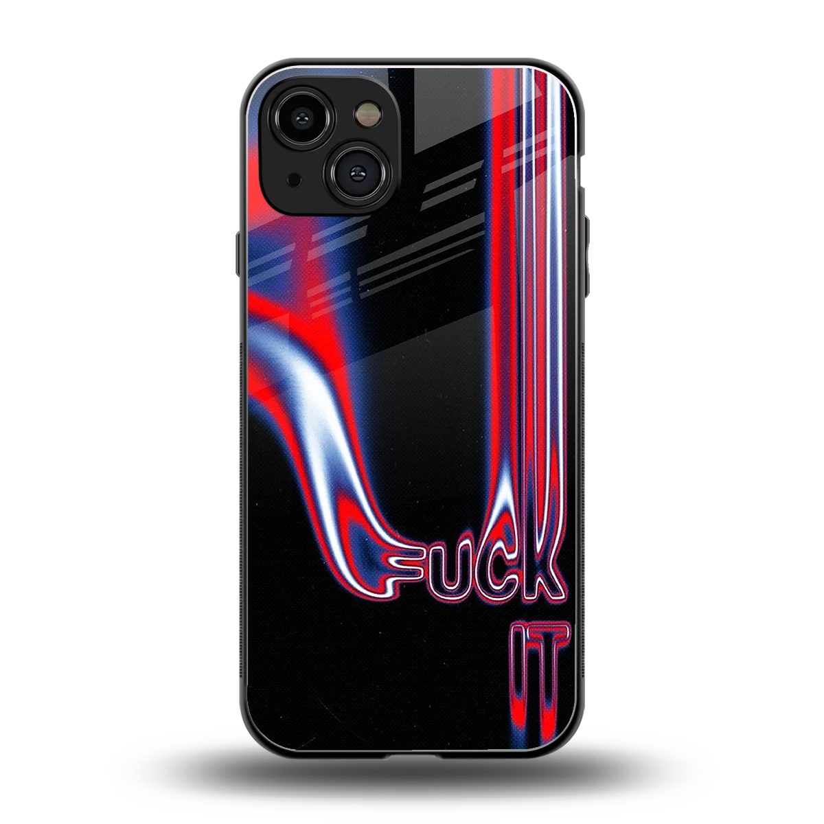 Carefree Glow back phone cover | glass case for iphone 15