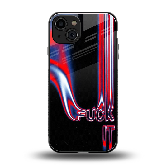 Carefree Glow back phone cover | glass case for iphone 15