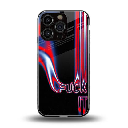 Carefree Glow back phone cover | glass case for iphone 16 pro