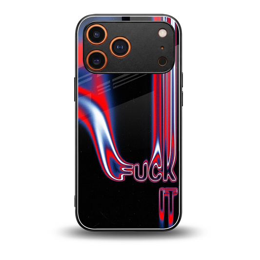 Carefree Glow back phone cover | glass case for iphone 17 pro max