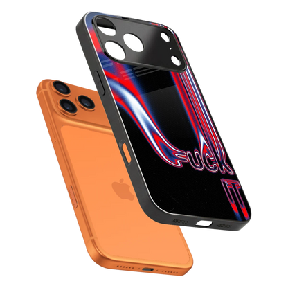 Carefree Glow sleek iphone 17 pro max cover with tempered glass back and TPU edges