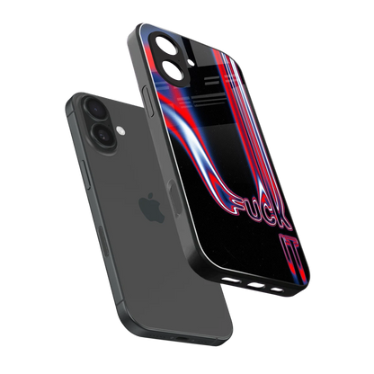 Carefree Glow sleek iphone 17 cover with tempered glass back and TPU edges