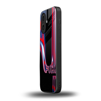Carefree Glow iphone 17 mobile cover | shockproof glass phone case