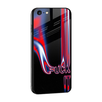 Carefree Glow sleek iphone 6s plus cover with tempered glass back and TPU edges