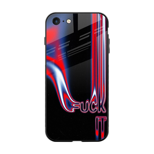 Carefree Glow back phone cover | glass case for iphone 7
