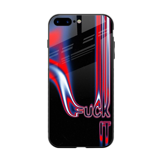 Carefree Glow back phone cover | glass case for iphone 8 plus