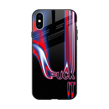 Carefree Glow back phone cover | glass case for iphone x