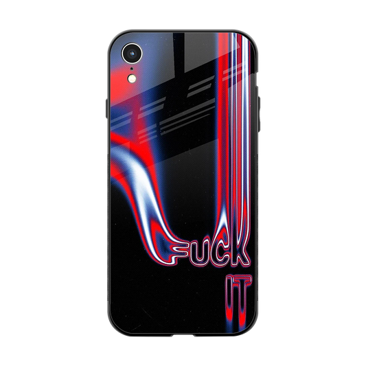 Carefree Glow back phone cover | glass case for iphone xr