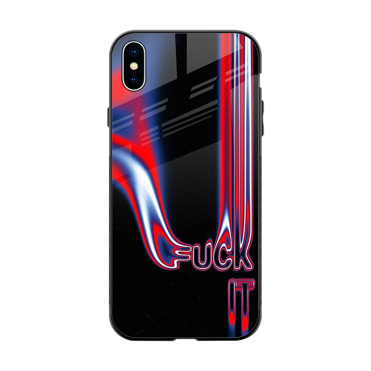 Carefree Glow back phone cover | glass case for iphone xs max