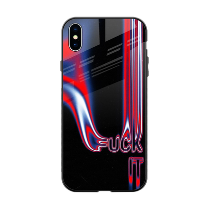 Carefree Glow back phone cover | glass case for iphone xs max