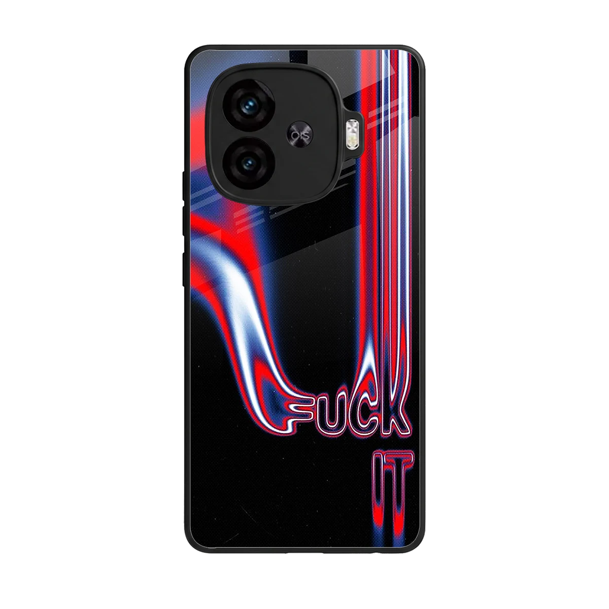 Carefree Glow back phone cover | glass case for iqoo neo 10r 5g