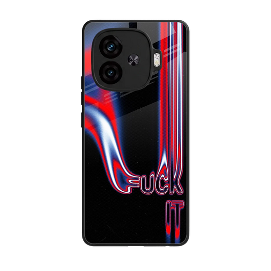 Carefree Glow back phone cover | glass case for iqoo neo 10r 5g